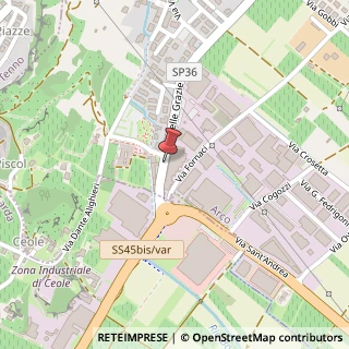 Mappa Via delle Grazie,  11, 38062 Arco, Trento (Trentino-Alto Adige)