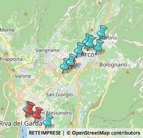Mappa Via Narzelle, 38062 Arco TN, Italia (1.97909)