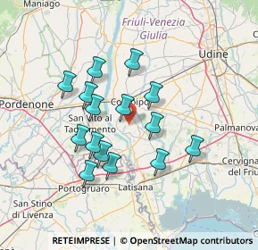 Mappa 33030 Codroipo UD, Italia (12.044)