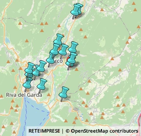 Mappa Via Benaco, 38062 Arco TN, Italia (3.28188)