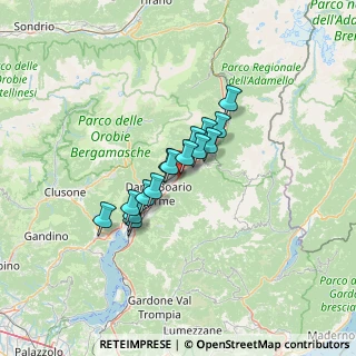 Mappa Via San Martino, 25040 Esine BS, Italia (8.512)