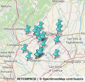 Mappa Via Pra', 33070 Brugnera PN, Italia (10.57588)