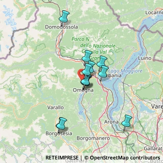Mappa Via Alpe Quaggione KM 2.2, 28881 Casale Corte Cerro VB, Italia (11.44083)