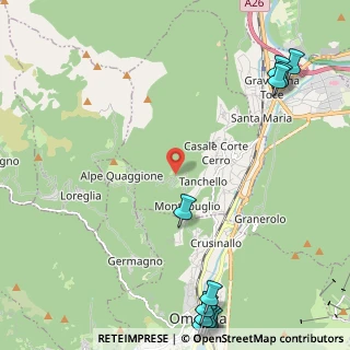 Mappa Via Alpe Quaggione KM 2.2, 28881 Casale Corte Cerro VB, Italia (3.45417)