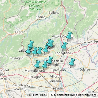 Mappa Via Rivette, 31053 Pieve di Soligo TV, Italia (11.26769)