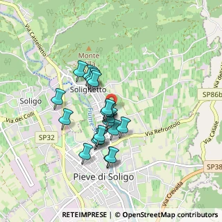 Mappa Via Rivette, 31053 Pieve di Soligo TV, Italia (0.6885)