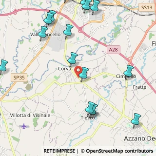 Mappa Strada Regionale, 33082 Azzano Decimo PN, Italia (3.112)