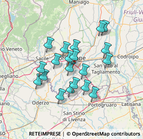 Mappa Via Tiezzo, 33082 Azzano Decimo PN, Italia (11.331)