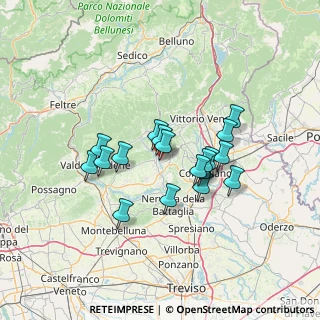 Mappa Via Monte Marmolada, 31053 Pieve di Soligo TV, Italia (10.86167)