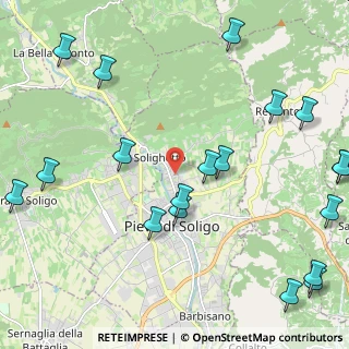 Mappa Via Monte Marmolada, 31053 Pieve di Soligo TV, Italia (3.019)