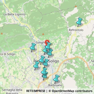 Mappa Via Monte Marmolada, 31053 Pieve di Soligo TV, Italia (2.02636)