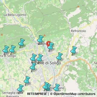 Mappa Via Monte Marmolada, 31053 Pieve di Soligo TV, Italia (2.744)