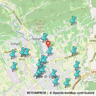 Mappa Via Monte Marmolada, 31053 Pieve di Soligo TV, Italia (1.281)