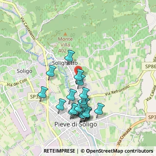 Mappa Via Monte Marmolada, 31053 Pieve di Soligo TV, Italia (0.9555)