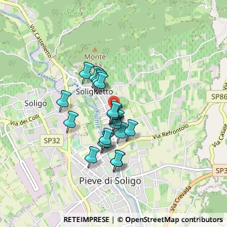 Mappa Via Monte Marmolada, 31053 Pieve di Soligo TV, Italia (0.6575)