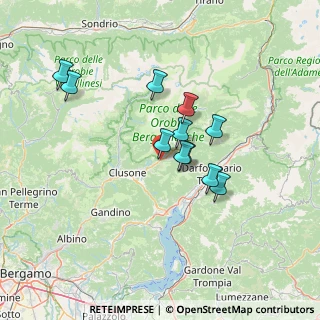 Mappa Via Dalmine, 24020 Castione della Presolana BG, Italia (11.24182)