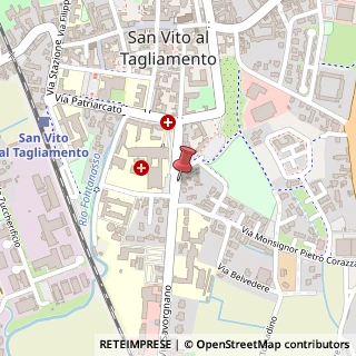 Mappa Via Savorgnano, 27, 33078 San Vito al Tagliamento, Pordenone (Friuli-Venezia Giulia)