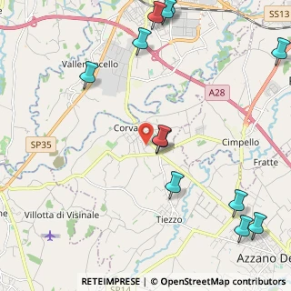 Mappa Via degli Artigiani, 33082 Azzano Decimo PN, Italia (3.5605)