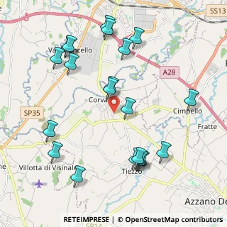 Mappa Via degli Artigiani, 33082 Azzano Decimo PN, Italia (2.2825)