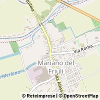 지도 Mariano del Friuli