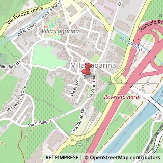Mappa Via Chiesa Damiano, 17, 38060 Villa Lagarina, Trento (Trentino-Alto Adige)