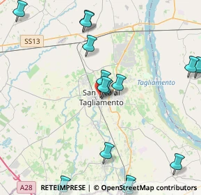 Mappa Via Guglielmo Marconi, 33078 San Vito al Tagliamento PN, Italia (5.3125)