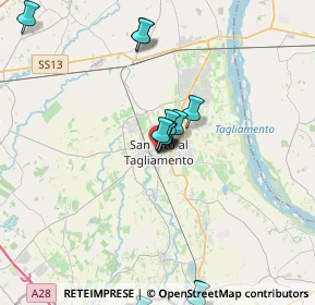 Mappa Via Guglielmo Marconi, 33078 San Vito al Tagliamento PN, Italia (4.02571)