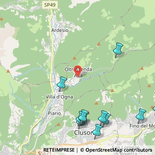 Mappa Via Beccarelli, 24020 Oltressenda Alta BG, Italia (3.00455)