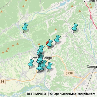 Mappa Via Suoi, 31053 Pieve di Soligo TV, Italia (3.46667)