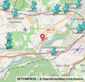 Mappa Via Gorizia, 34170 Farra D'isonzo GO, Italia (3.6005)