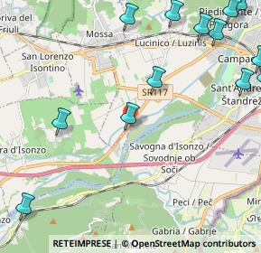 Mappa Via Gorizia, 34170 Gorizia GO, Italia (3.08538)