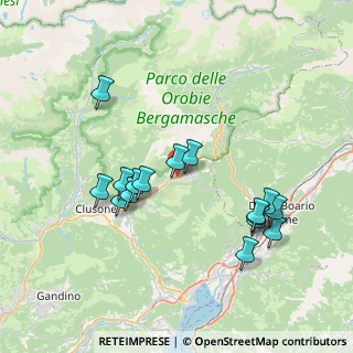Mappa Via del milite ignoto, 24020 Castione della Presolana BG, Italia (7.39688)