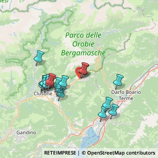 Mappa Via del milite ignoto, 24020 Castione della Presolana BG, Italia (7.11389)