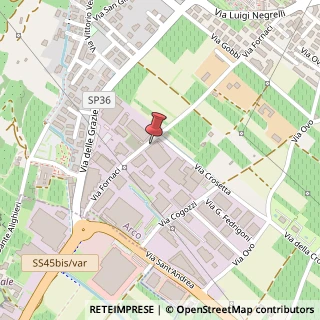 Mappa Via Fornaci, 27/B, 38062 Arco, Trento (Trentino-Alto Adige)