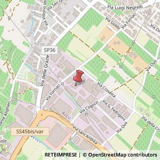 Mappa Via della Crosetta, 57, 38062 Arco, Trento (Trentino-Alto Adige)