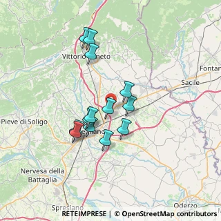 Mappa Via A. Gardin, 31020 San Fior TV, Italia (5.81923)