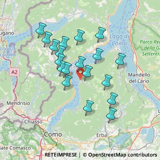Mappa Via Santa Maria, 22020 Nesso CO, Italia (6.64474)