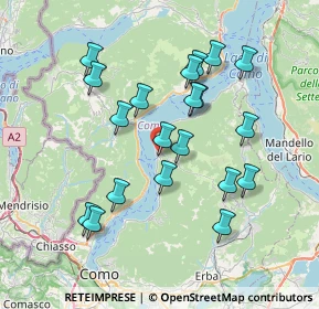 Mappa Via Santa Maria, 22020 Nesso CO, Italia (7.041)