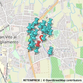 Mappa Via Brigata Ippolito Nievo B, 33078 San Vito al Tagliamento PN, Italia (0.30345)