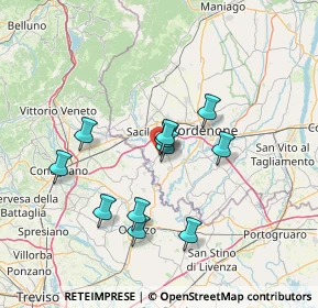 Mappa Via Ungaresca, 33070 Brugnera PN, Italia (12.13273)