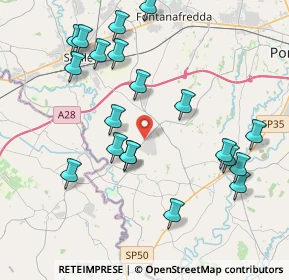 Mappa Via Ungaresca, 33070 Brugnera PN, Italia (4.2485)