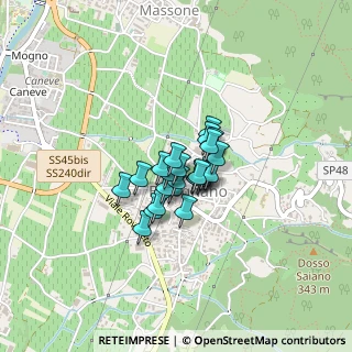 Mappa Via Soccesure, 38062 Arco TN, Italia (0.2125)