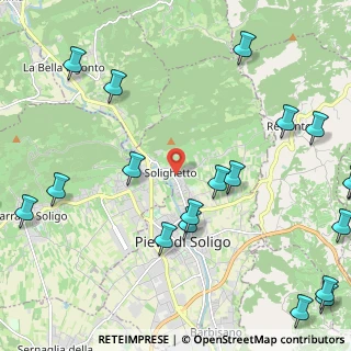 Mappa Via San Gallet, 31053 Pieve di Soligo TV, Italia (3.133)