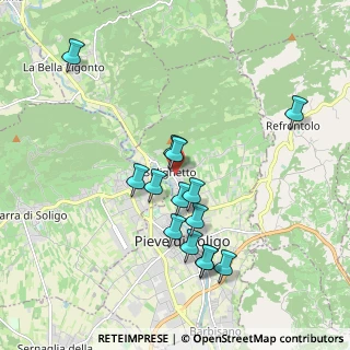 Mappa Via San Gallet, 31053 Pieve di Soligo TV, Italia (1.765)