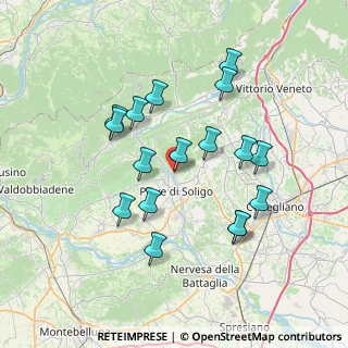 Mappa Via San Gallet, 31053 Pieve di Soligo TV, Italia (6.80588)