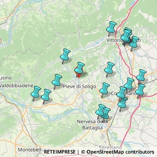 Mappa Via San Gallet, 31053 Pieve di Soligo TV, Italia (9.8515)