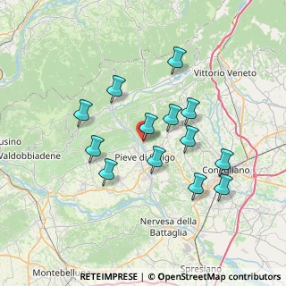 Mappa Via San Gallet, 31053 Pieve di Soligo TV, Italia (6.52231)