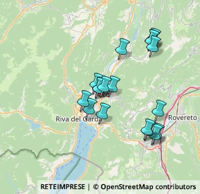 Mappa Via S. Sisto, 38062 Arco TN, Italia (6.31722)