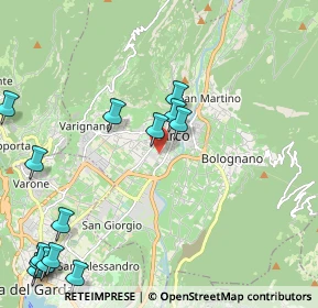 Mappa Via S. Sisto, 38062 Arco TN, Italia (2.78429)