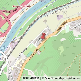 Mappa Viale Trento, 100, 38068 Rovereto, Trento (Trentino-Alto Adige)